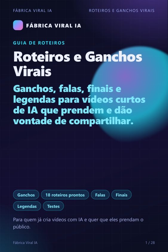 Capa do Guia 3: Roteiros e Ganchos Virais